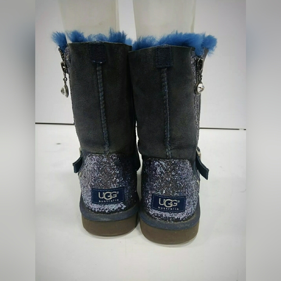 Ugg Australia Blaise Shearling Glitter  Winter Boots Size 9 - Picture 5 of 9
